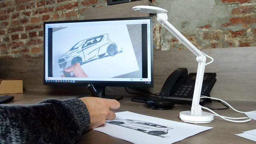 Micro-visualiseur de documents SpeechiCam 7 UHD 4K (8 Mpixels) - Speechi #