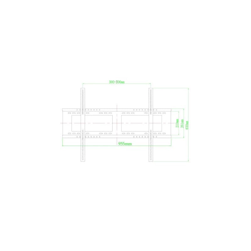 Support mural pour écran d'affichage SpeechiDisplay 43" et 55" - Speechi #