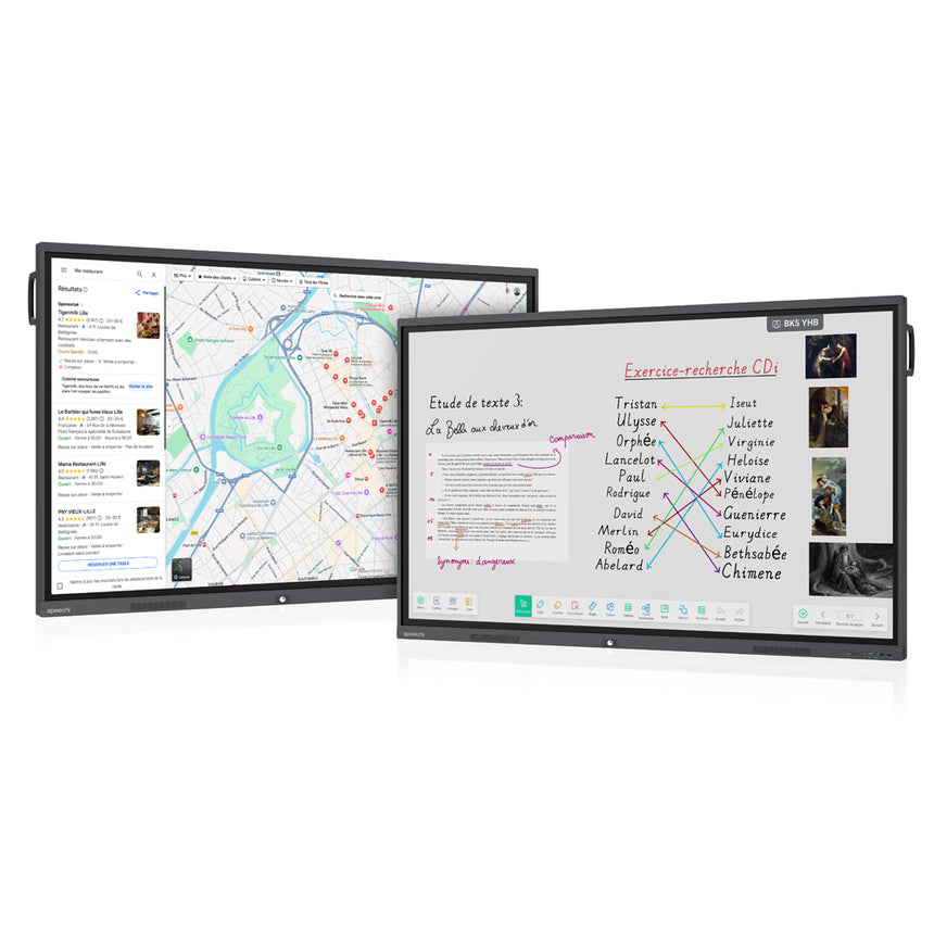 Ecran interactif tactile Pro | 86" (Wi-Fi et licence mirroring inclus)