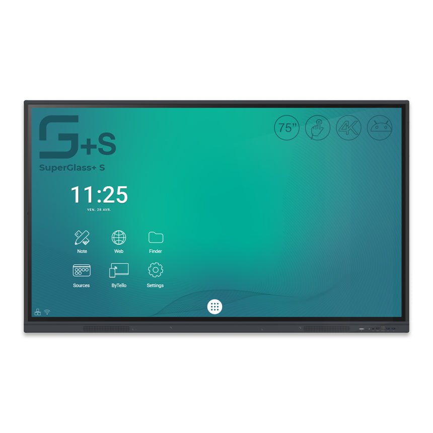Ecran interactif tactile Superglass+ S SpeechiTouch | 75"