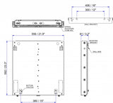 Support mobile pour écran avec BalanceBox Heavy, ajustable en hauteur "au doigt" - Speechi  #