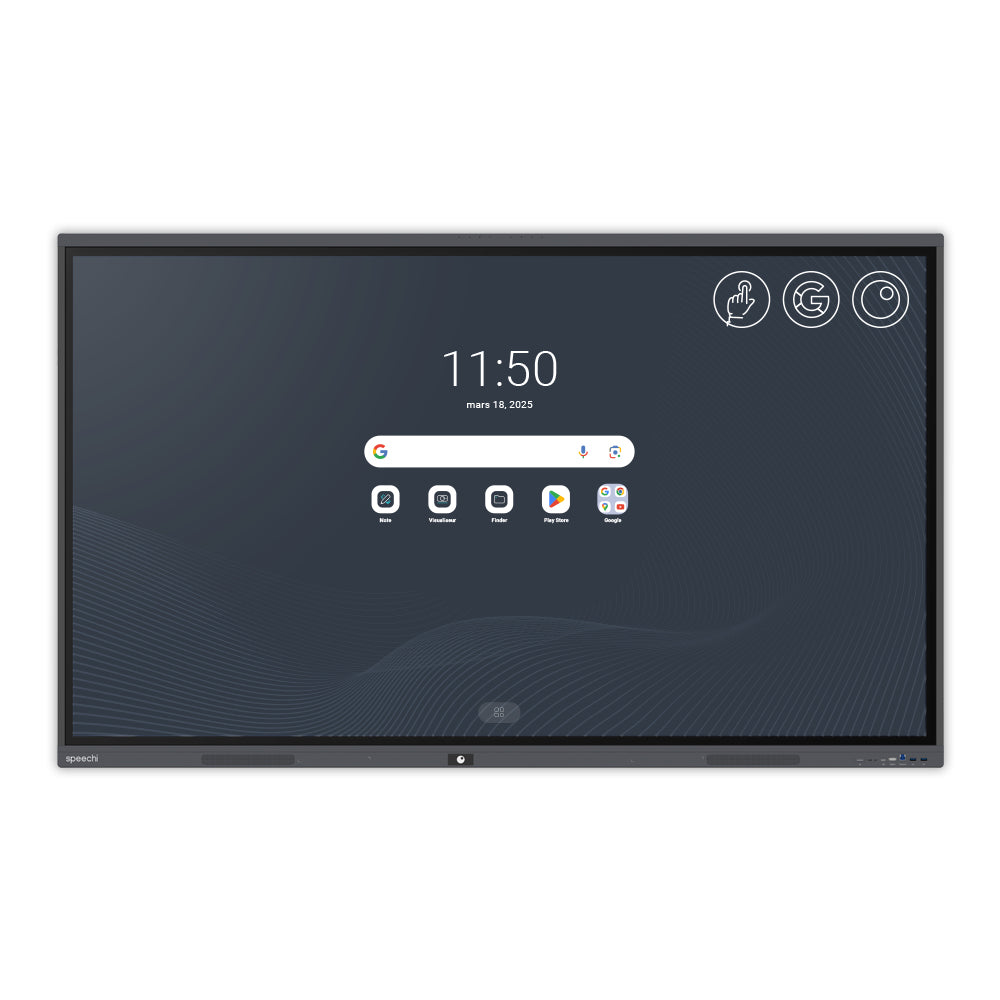 Ecran interactif tactile Pro | 65" (Wi-Fi et licence mirroring inclus)