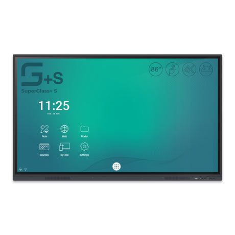 Ecran interactif tactile SuperGlass+ S SpeechiTouch LTM | 86" (Wi-Fi et licence mirroring inclus)