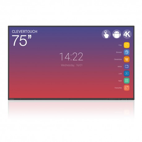 Ecran interactif 4K Impact Gen 2 Clevertouch | 75’’ - Speechi  #