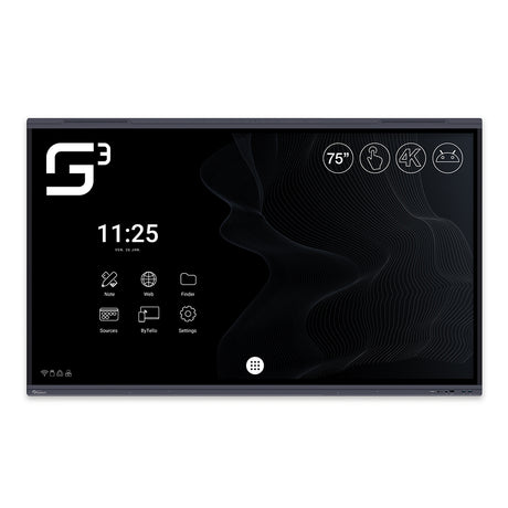 Ecran interactif tactile SuperGlass 3 SpeechiTouch |75" (Wi-Fi et mirroring inclus)
