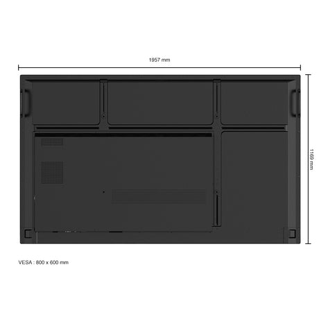 Ecran interactif tactile SuperGlass+ S SpeechiTouch LTM | 86" (Wi-Fi et licence mirroring inclus)