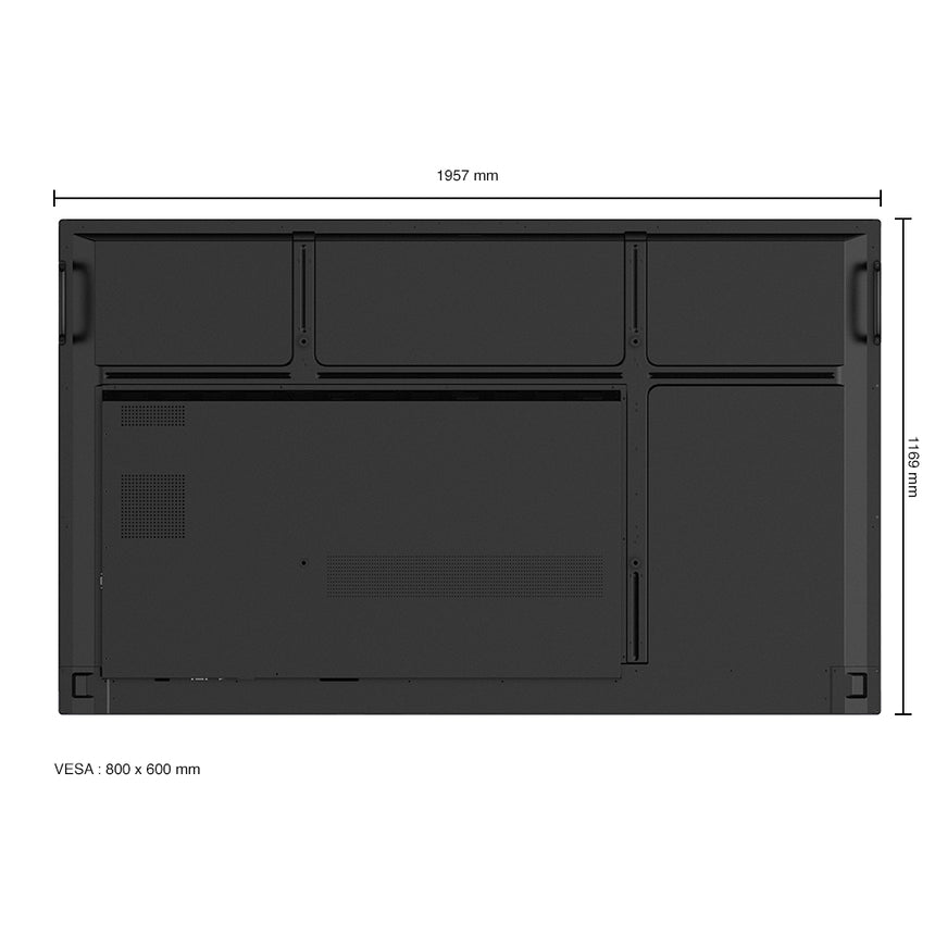 Ecran interactif tactile SuperGlass+ S SpeechiTouch LTM | 86" (Wi-Fi et licence mirroring inclus)