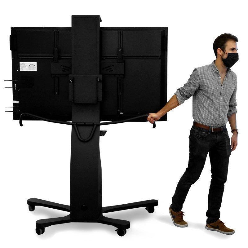 Support mobile pour écran interactif design et autonome (batterie) - Speechi  #