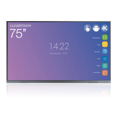 Écran interactif tactile Android - Clevertouch M-series 4K - 75"