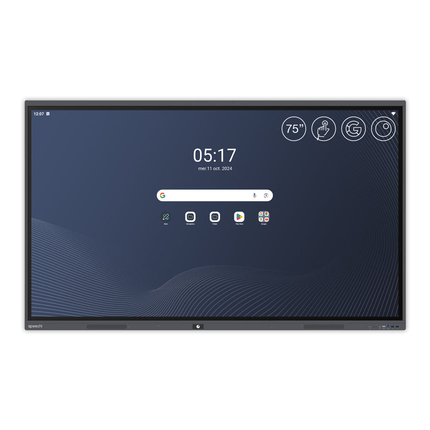 Ecran interactif tactile Pro | 75" (Wi-Fi et licence mirroring inclus)