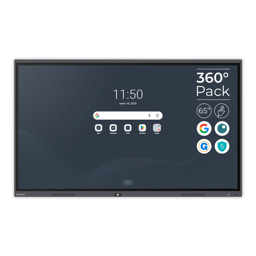 Pack Interactif 360 SuperGlass PRO | 65'' (5 ans)