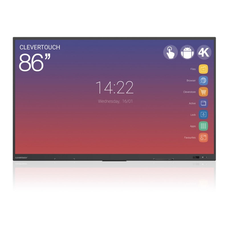 Ecran interactif 4K Impact Gen 2 Clevertouch | 86’’ - Speechi  #