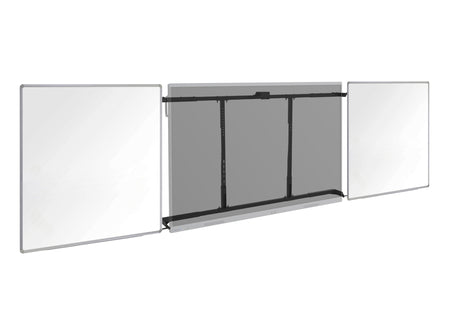 Support pour écran 86'' avec tableaux blancs latéraux