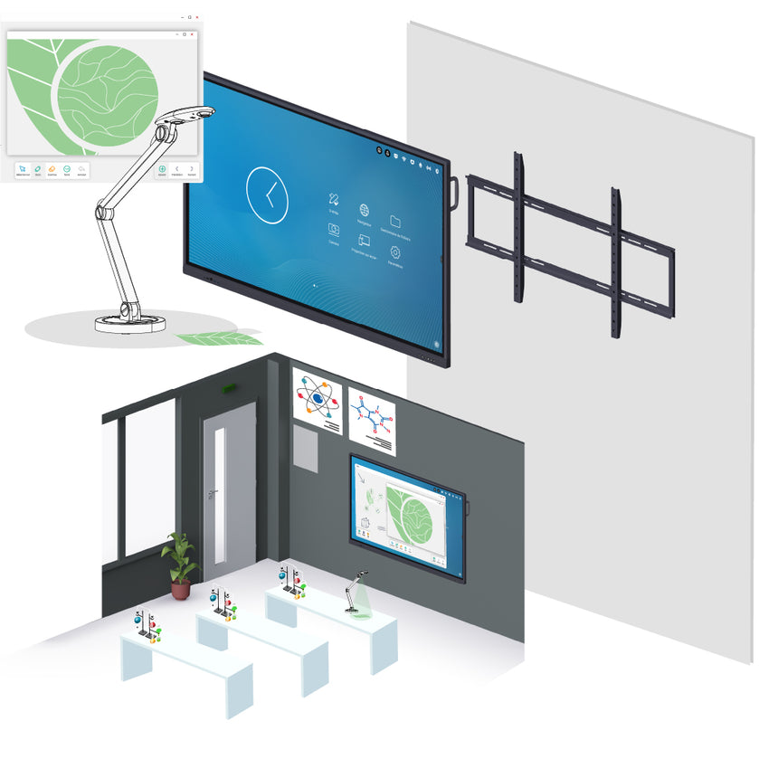 Laboratoire numérique éducatif - ENI + visualiseur + support - Speechi